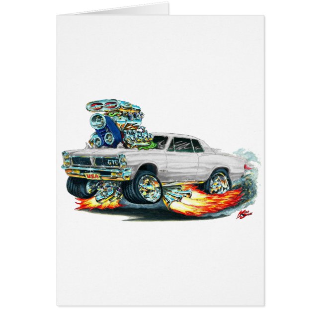 1965 GTO Weiß-Auto (Vorne)