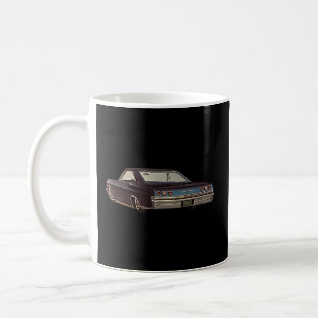 1965 Impala Low Rider Kustom Blei Schlitten Custom Kaffeetasse (Links)
