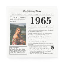 1965 Newspaper Birthday Trivia 