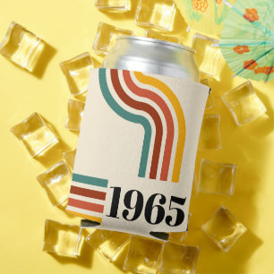 1965 Retro Stripe Vintage Poster Dosenkühler