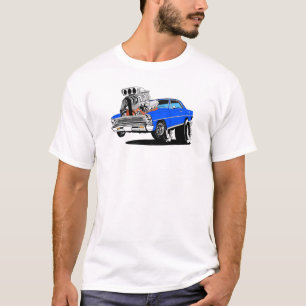 1966 1967 Chevy Nova II Cartoon Frisierte Auto T-Shirt