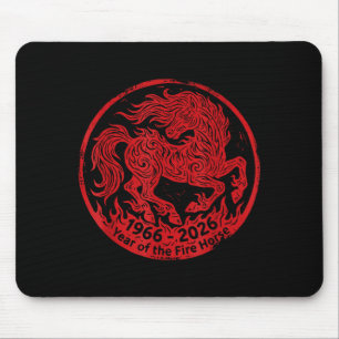 1966 2026 Jahr des Feuerpferds 60. Geburtstag1966 Mousepad