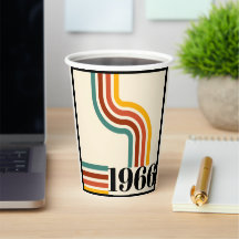 1966 60. Geburtstag Retro-Streifen Vintage 