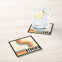 1966 60th Birthday Retro Stripe Vintage 