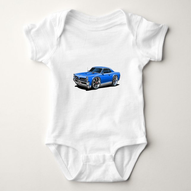 1966/67 GTO Blau-Auto Baby Strampler (Vorderseite)