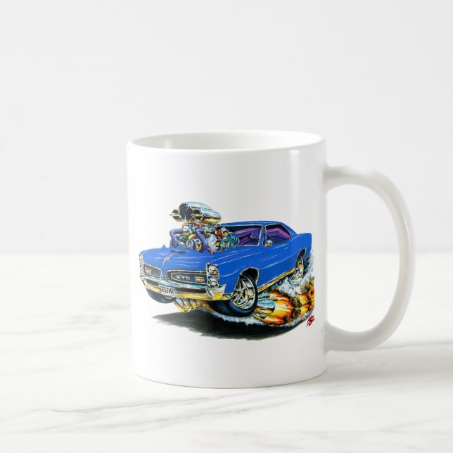 1966-67 GTO Blau-Auto Kaffeetasse (Rechts)