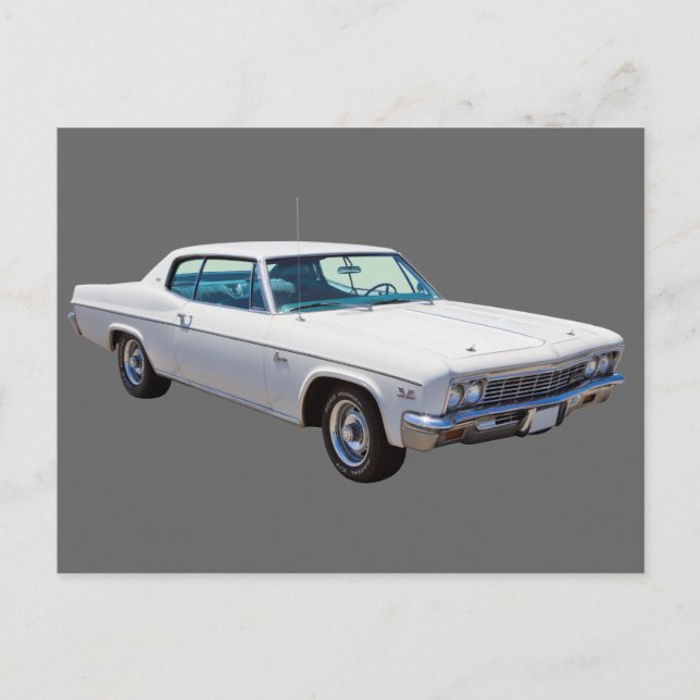 1966 Chevrolet Caprice 427 Muscle Car Postkarte (Vorderseite)
