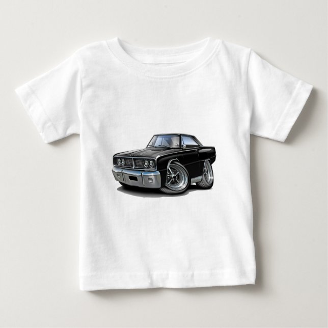 1966 Coronet Black Car Baby T-shirt (Vorderseite)