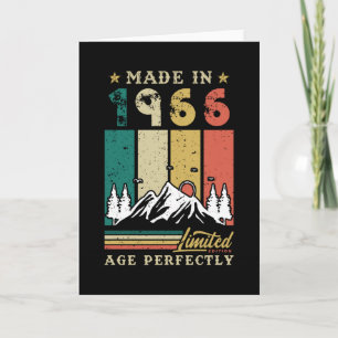 1966 Geboren Geburtstag Karte