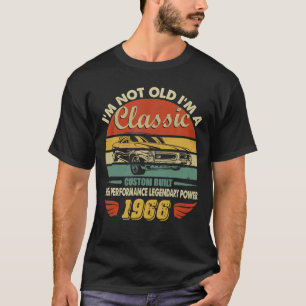 1966 Geburtstag Im alten klassischen Auto nicht Vi T-Shirt