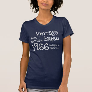 1966 Geburtstags-JahrVintages Brew-Name-Geschenk T-Shirt
