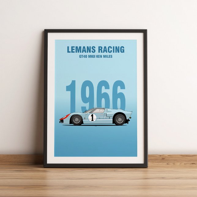 1966 GT40 MK2 POSTER (Von Creator hochgeladen)