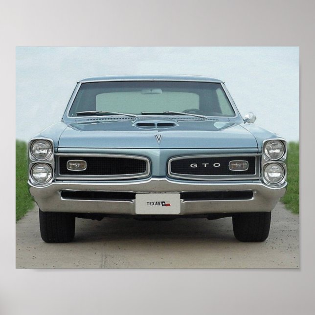 1966 GTO FRONT POSTER (Vorne)
