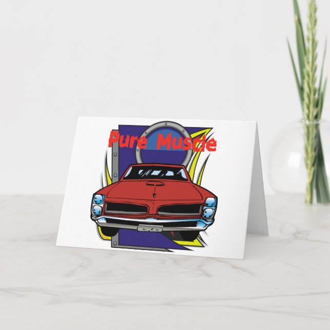 1966 GTO Muscle Car Karte (Vorderseite)