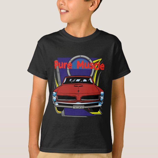 1966 GTO Muskel-Auto T-Shirt (Vorderseite)