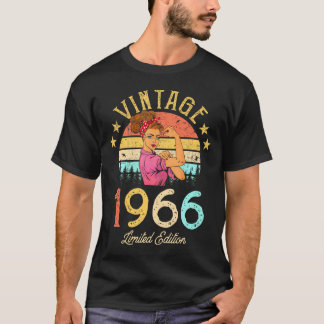 1966 Made in 1966 56. Geburtstag Frauen 56 Jahre a T-Shirt