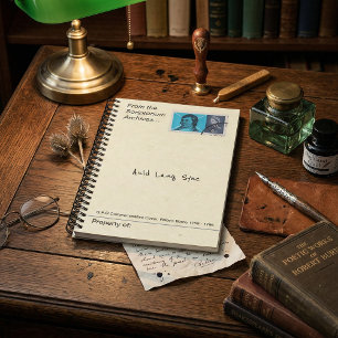 1966 Robert Burns Briefmarken Antiquarisch Literar Notizbuch