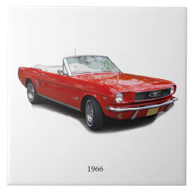 1966 rote Wandelziegel Fliese (Vorderseite)