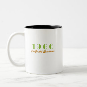 1966 Top-Song, California Dreamin' Zweifarbige Tasse