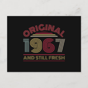1967 55. Birthday Postkarte
