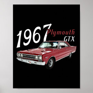 1967 67 GTX 4. Juli Amerikaner Poster