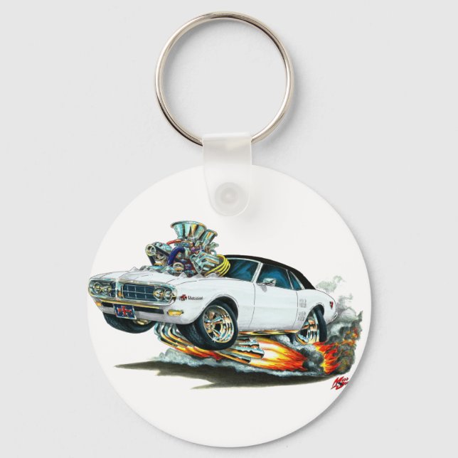 1967-68 Brandbird White-Black Top Schlüsselanhänger (Vorderseite)