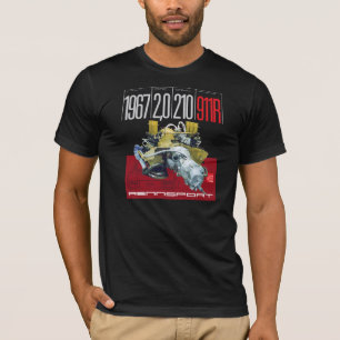 1967 911R 2,0 Liter 210 HP-Art 901/22 Motor T-Shirt