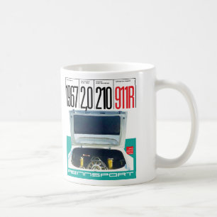 1967 911R 2,0 Liter 210 PS Type 901/22 Motor-Mug Tasse
