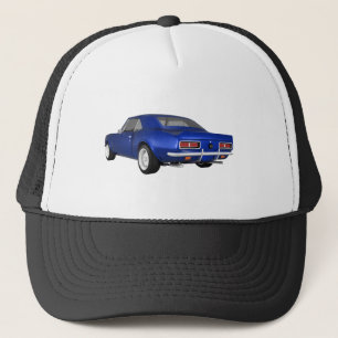 1967 Camaro SS: Blau: 3D-Modell: Truckerkappe