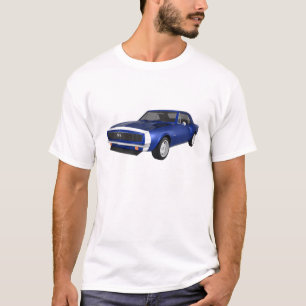 1967 Camaro SS: Blauer Finish: 3D-Modell: T-Shirt