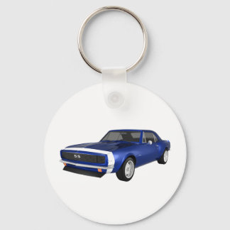 1967 Camaro SS: Blue Finish: 3D Model: Schlüsselanhänger
