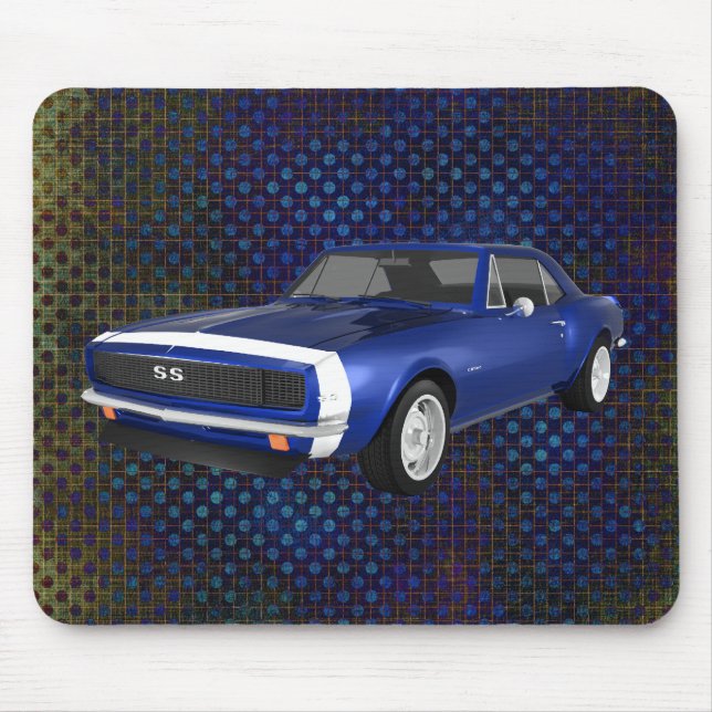 1967 Camaro SS: Blue Finish: Mousepad (Vorne)