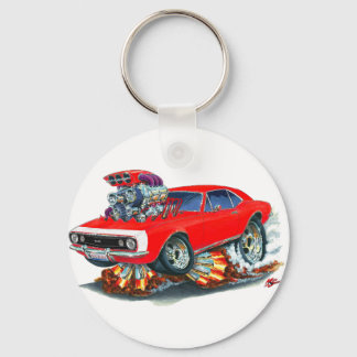 1967 Camaro SS Red-White Car Schlüsselanhänger
