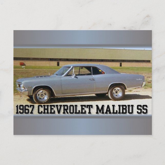 1967 CHEV SS POSTKARTE (Vorderseite)