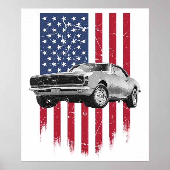 1967 Chevrolet Camaro SS 396 Poster (Vorne)