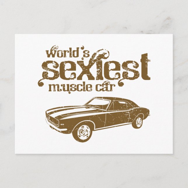 1967 Chevrolet Camaro SS 396 Postkarte (Vorderseite)