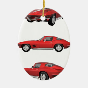 1967 Corvette C2 Keramik Ornament