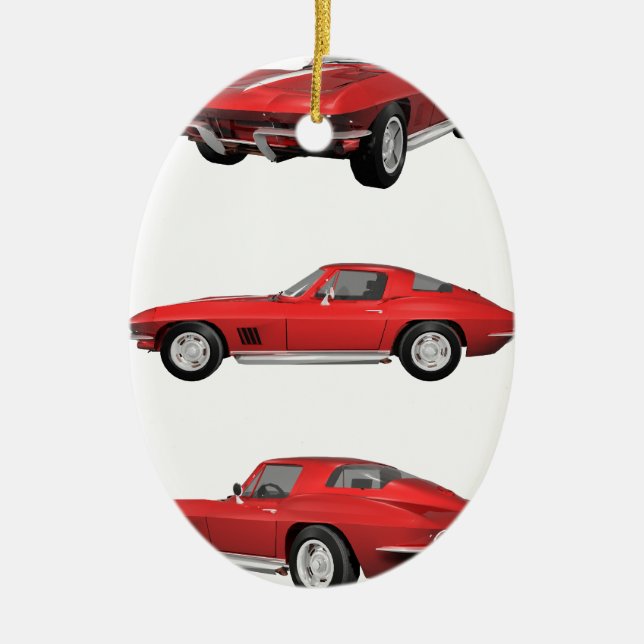 1967 Corvette C2 Keramik Ornament (Vorne)