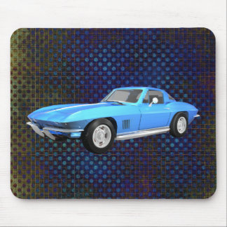 1967 Corvette Sportwagen: Blauer Finish:Mousepad Mousepad