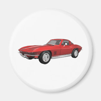 1967 Corvette: Sportwagen: Red Finish: Magnet
