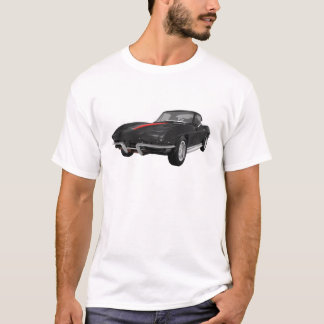 1967 Corvette Sportwagen: Schwarzes Finish: T-Shirt