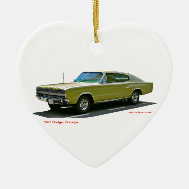 1967_Dodge_Charger Keramik Ornament
