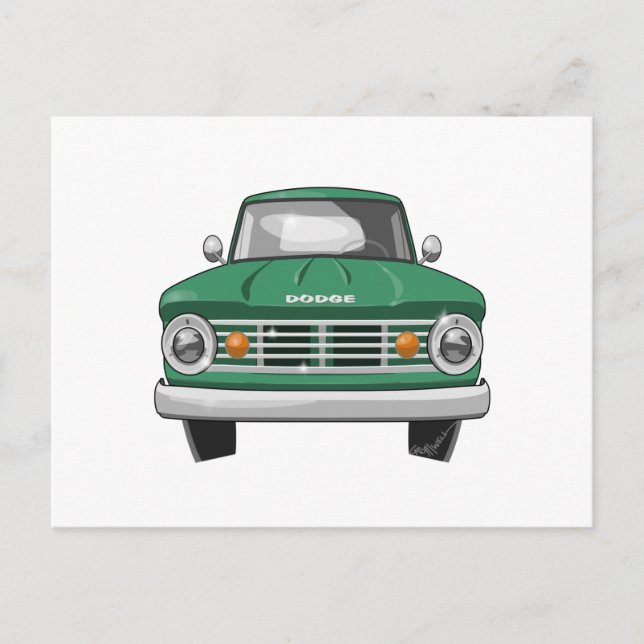 1967 Dodge Fargo Truck Postkarte (Vorderseite)