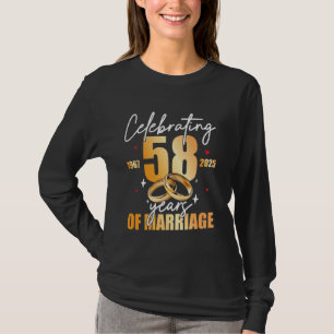 1967 feiern wir unseren 58. 58 Hochzeitstag T-Shirt