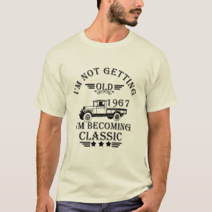 1967 geboren elegantes Vintage-Geburtstagsgeschenk T-Shirt