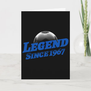 1967 Geboren Fußballfan Geburtstag Legendär Legend Karte