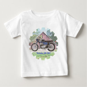 1967 Klassiker-Motorrad Yamaha Baby T-shirt