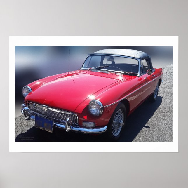 1967 MGB-Poster Poster (Vorne)
