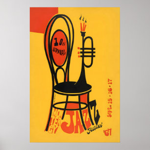 1967 Monterey Jazz Festival Jazzplakat Poster
