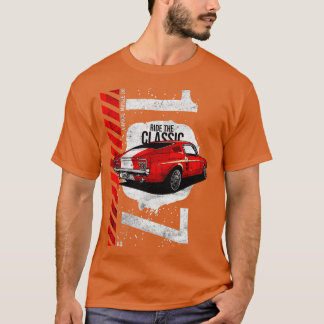 1967 Patriotic American V8 Muscle Pony Mustang T-Shirt